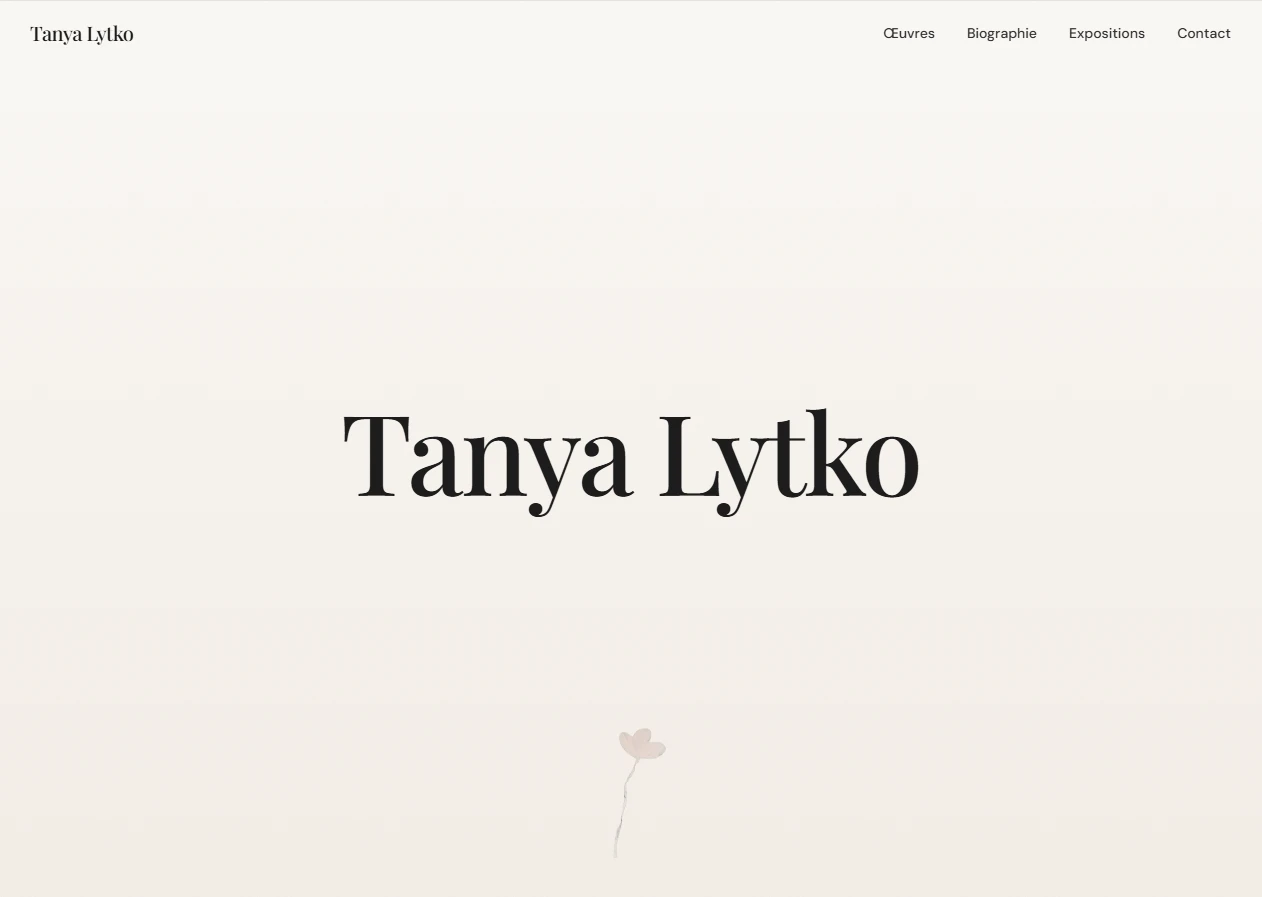 Aperçu du portfolio de Tanya Lytko